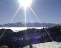 After hiking up here we are rewarded by the magnificant view from Rigi