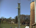 The tower is 10m high