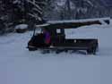 its hard to stop the HAFLINGER in deep snow!
