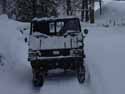 its hard to stop the HAFLINGER in deep snow!