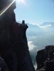 Fred is a wonderful Mountain Guide - here climbing with me above Gadmen